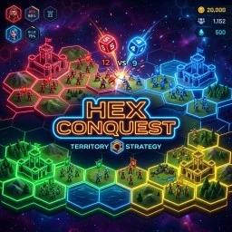 Multiplayer Hex Conquest on CITAGAH
