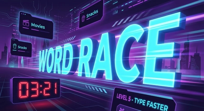 Multiplayer Word Race on CITAGAH
